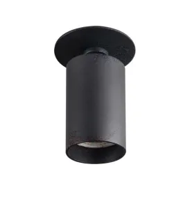 Support de spot orientable encastrable perçage 70mm Noir 