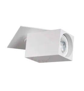 Support de spot orientable encastrable perçage 70mm Blanc 