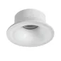 Support de spot encastrable perçage 90mm rond Blanc mat 