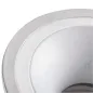 Support de spot encastrable perçage 90mm rond Blanc mat 