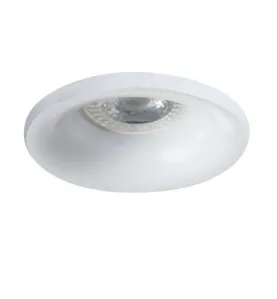 Support de spot encastrable perçage 70mm rond Blanc 