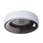 Support de spot encastrable perçage 70mm rond Blanc / anthracite 