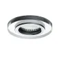 Support de spot encastrable perçage 65-70mm rond Argent