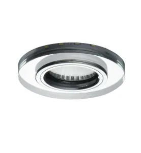 Support de spot encastrable perçage 65-70mm rond Argent