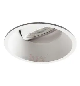 Support de spot encastrable perçage 83mm rond Blanc