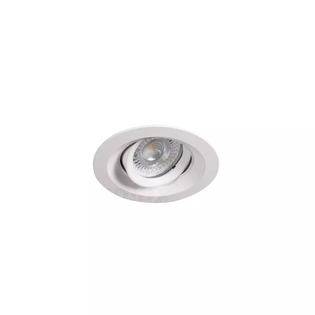 Support de Spot Encastrable Rond Mini RITI GU10 Noir et Blanc