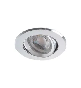 Support de spot encastrable perçage 70-75mm rond Aluminium 