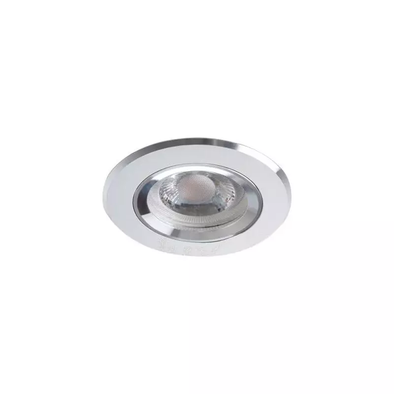 Support de spot encastrable perçage 60-70mm rond Aluminium 