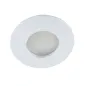 Support de spot encastrable perçage 71-74mm - étanche IP44 rond Blanc 