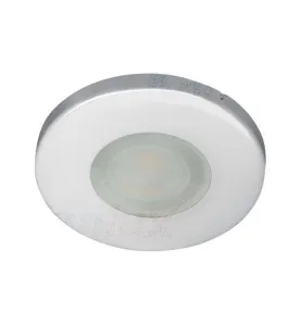 Support de spot encastrable perçage 60-62mm - étanche IP44 rond Chrome 