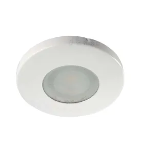 Support de spot encastrable perçage 60-62mm - étanche IP44 rond Blanc