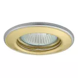 Support de Spot Encastrable Max 50W GU10/GU5.3 120° Ø60mm Rond Or / Nickel - perçage 60mm