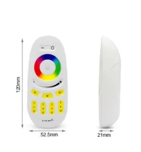 Télécommande RadioFréquence RGBW 4 Zones Blanc - 096