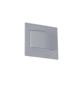 Applique LED escalier Carré 1,5W DC12V Gris ERINUS - Blanc Naturel 4000K