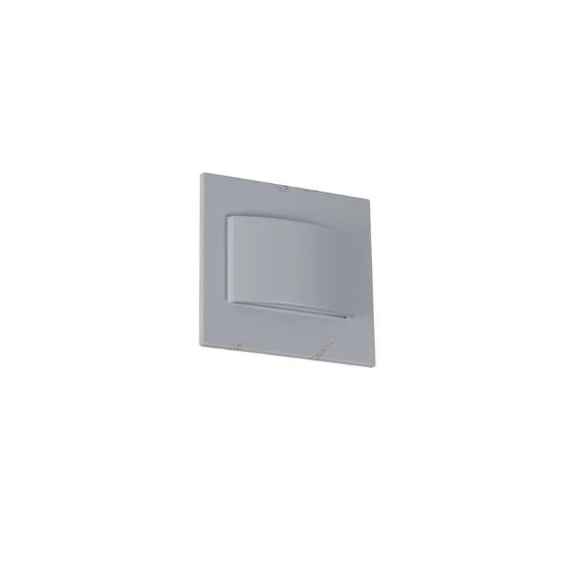 Applique LED escalier Carré 1,5W DC12V Gris ERINUS - Blanc Chaud 3000K