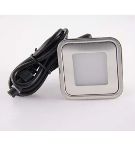 Mini spot carré LED encastrable RGB extra fin