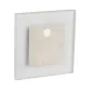 Applique LED escalier Carré 0,8W à Détecteur DC12V Acier inoxydable APUS - Blanc Chaud 3000K