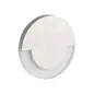 Applique LED escalier Rond ∅70mm 0,8W DC12V Acier inoxydable SOLA - Blanc Chaud 3000K 