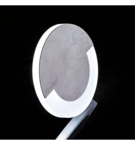 Applique LED escalier Rond ∅70mm 0,8W DC12V Noir SOLA - Blanc Naturel 4000K