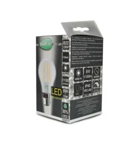 AMPOULE LED B22 FILAMENT BULB 8W