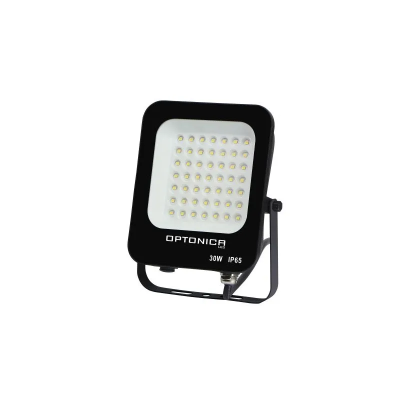 Projecteur LED 30W Noir Étanche IP65 2700lm 160W Blanc du Jour 6000K