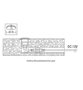 Pack Mini Spots LED Encastrables SP-E01 Tout Compris