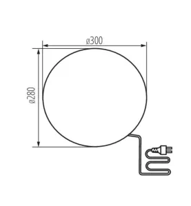 Luminaire pour le sol pour 1 ampoule E27 étanche IP65 Granite 