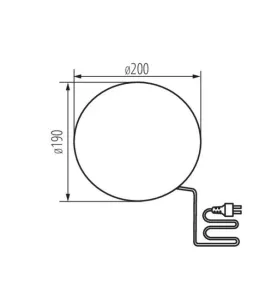 Luminaire pour le sol pour 1 ampoule E27 étanche IP65 Granite 