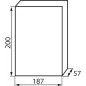 Tableau Électrique encastrable Blanc / gris 8P Modules