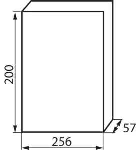 Tableau Électrique encastrable Blanc / gris 12P Modules