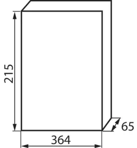 Tableau Électrique encastrable Blanc / gris 18P Modules