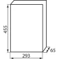 Tableau Électrique encastrable Blanc / gris 3x12P Modules