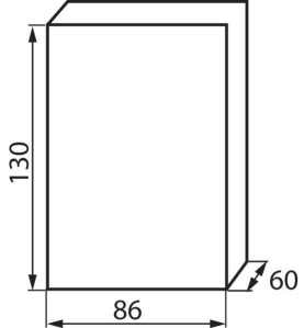 Tableau Électrique mural Blanc 4P Modules