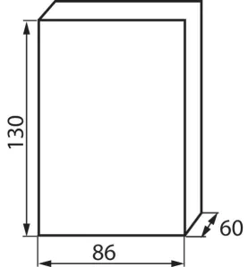 Tableau Électrique mural Blanc 4P Modules