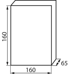 Tableau Électrique mural Blanc 8P Modules