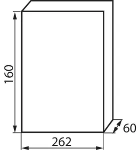 Tableau Électrique mural Blanc 12P Modules 