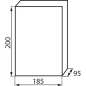 Tableau Électrique mural Blanc / gris 8P Modules