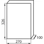 Tableau Électrique mural Blanc / gris 2x12P Modules