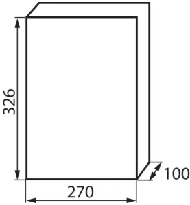 Tableau Électrique mural Blanc / gris 2x12P Modules