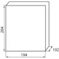 Tableau Électrique mural Blanc / bleu 6P Modules 