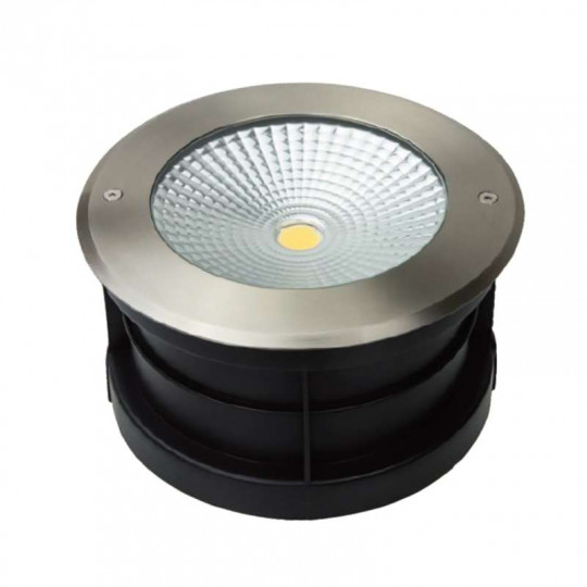 Spot LED Extérieur encastrable 25W 200W) - IP67 diamètre 195mm Blanc Naturel 4000K