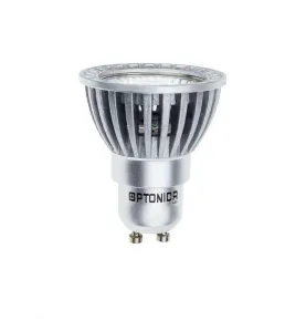 Spot LED GU10 6W Argent équivalent à 50W - Blanc Naturel 4500K