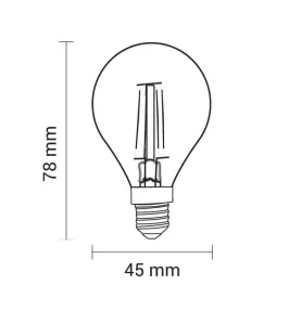 Ampoule LED E14 G45 4W équivalent à 32W - Blanc du Jour 6000K