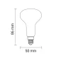 Ampoule LED E14 R50 5W équivalent à 40W - Blanc Chaud 2700K 