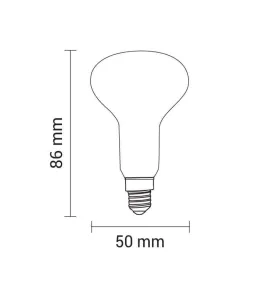 Ampoule LED E14 R50 5W équivalent à 40W - Blanc Chaud 2700K 