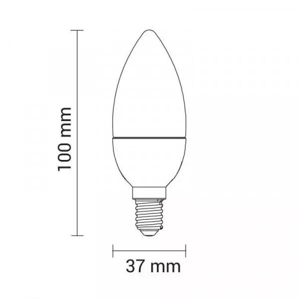 Ampoule LED E14 4 W 470 lm 6000 K