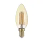 Ampoule LED E14 C35 4W Verre doré équivalent à 27W - Blanc Chaud 2500K