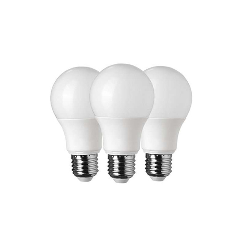 Lot de 3 Ampoules LED E27 A60 15W équivalent à 90W - Blanc Chaud 2700K 