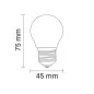 Ampoule LED E27 G45 4W équivalent à 32W - Blanc du Jour 6000K 