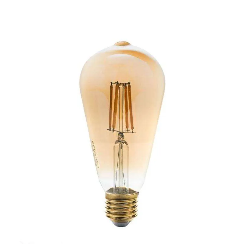 Ampoule LED E27 ST64 8W équivalent à 47W - Blanc Chaud 2500K 